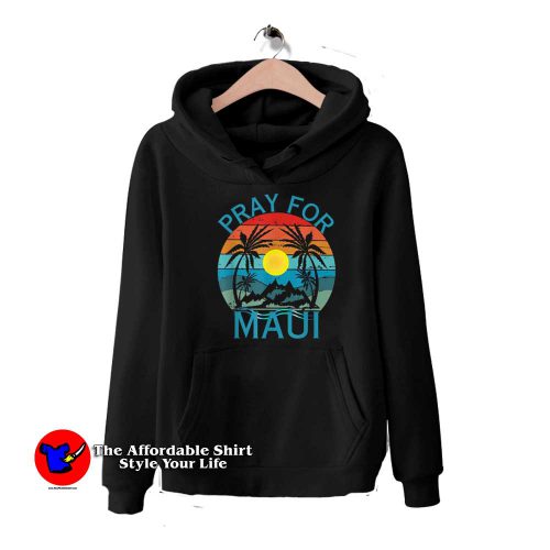 Pray For Maui Hawaii Wildflower Graphic Hoodie 500x500 Pray For Maui Hawaii Wildflower Graphic Hoodie On Sale