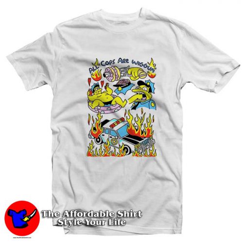 Simpsons Police ACAW All Cops Are Wiggum Tshirt 500x500 Simpsons Police ACAW All Cops Are Wiggum T Shirt On Sale