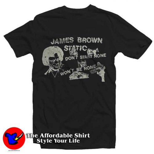 Vintage James Brown Static Graphic Tshirt 500x500 Vintage James Brown Static Graphic T Shirt On Sale