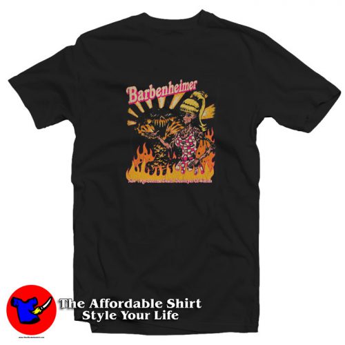 Barbenheimer I Survived 2023 T Shirt 500x500 Barbenheimer I Survived 2023 T Shirt