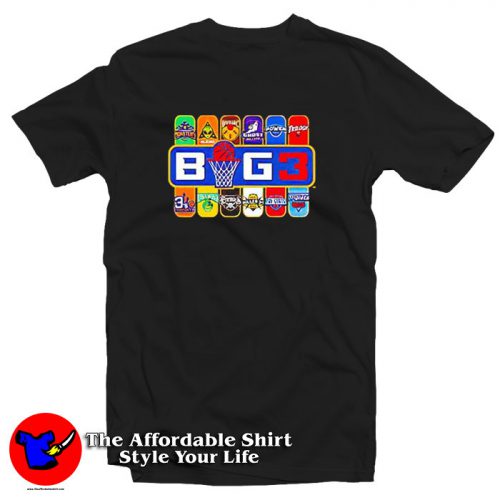 Big3 Logo Ice Cube Bassketball T Shirt 500x500 Big3 Logo Ice Cube Bassketball T Shirt