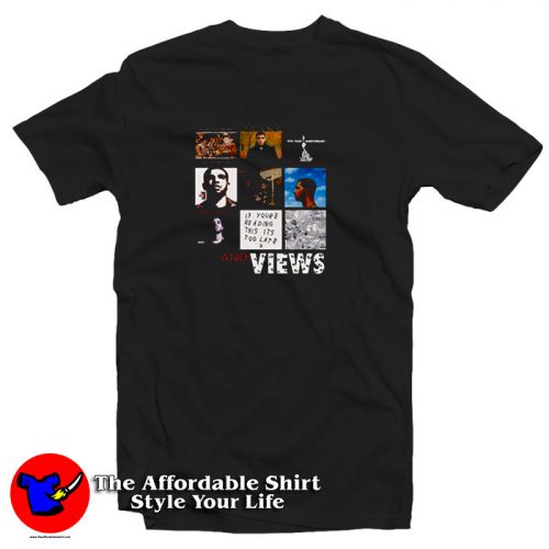 Drake All Album Collage T Shirt 500x500 Drake All Album Collage T Shirt