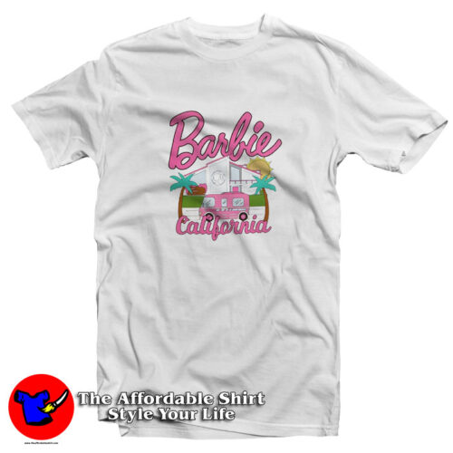 California Barbie Dreamhouse Boyfriend Fit Girls T Shirt 500x500 California Barbie Dreamhouse Boyfriend Fit Girls T Shirt