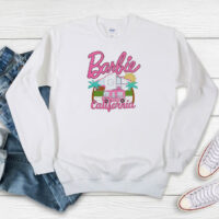 California Barbie Dreamhouse Boyfriend Fit Girls Sweatshirt