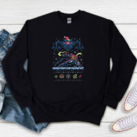 Dreaded Holiday Knit Pattern Sweatshirt