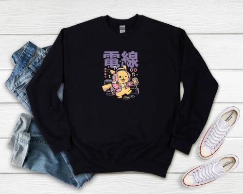 Electric Vibe Pikachu Sweatshirt 500x400 Electric Vibe Pikachu Sweatshirt