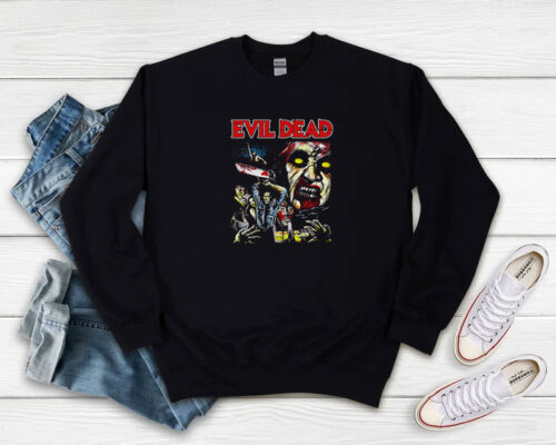 Evil Dead Classic Horror Campbell Monster Sweatshirt 500x400 Evil Dead Classic Horror Campbell Monster Sweatshirt