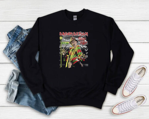 Freddy Krueger Iron Maiden Vintage Sweatshirt 500x400 Freddy Krueger Iron Maiden Vintage Sweatshirt