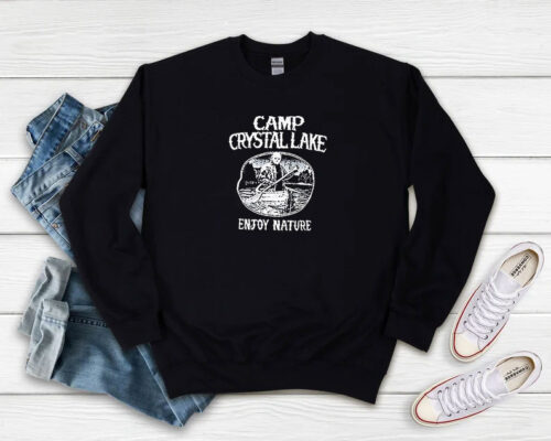 Friday the 13th Camp Crystal Lake Sweatshirt 500x400 Friday the 13th Camp Crystal Lake Sweatshirt