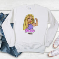 Funny Bodybuilding Barbie Power Sweatshirt