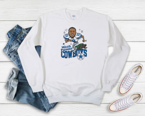 Funny Dallas Cowboys Micah Parsons Retro Sweatshirt 500x400 Funny Dallas Cowboys Micah Parsons Retro Sweatshirt