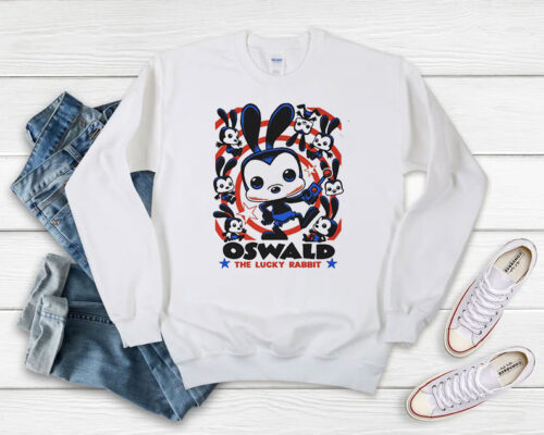 Funny Oswald the Lucky Rabbit Graphic Sweatshirt 500x400 Funny Oswald the Lucky Rabbit Graphic Sweatshirt