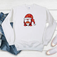 Funny Short Santa Sweatshirt