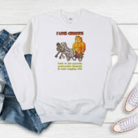 Garfield I Love Chariots Back To The Nomadic Sweatshirt