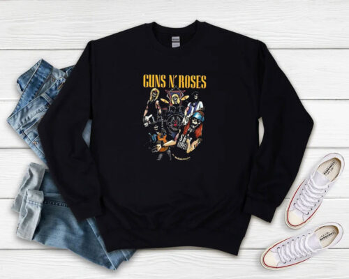 Get Guns N Roses Band Vintage Sweatshirt 500x400 Get Guns N' Roses Band Vintage Sweatshirt