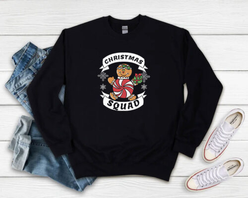 Gingerbread Christmas Squad Sweatshirt 500x400 Gingerbread Christmas Squad Sweatshirt