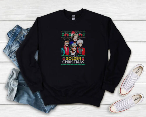 Golden Girls Christmas Sweatshirt 500x400 Golden Girls Christmas Sweatshirt