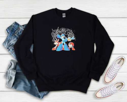 Graphic Merch Mega Man Sweatshirt 500x400 Graphic Merch Mega Man Sweatshirt