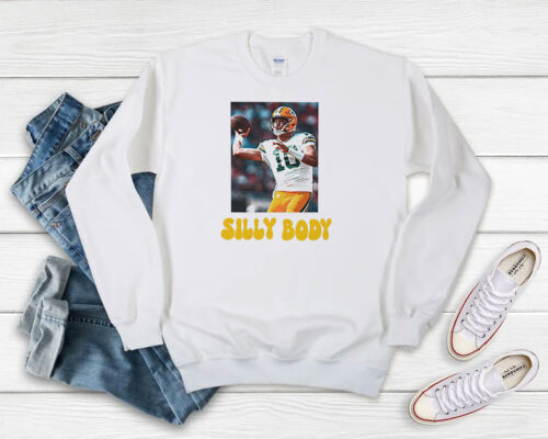 Green Bay Packers Jordan Love Silly Body Sweatshirt 500x400 Green Bay Packers Jordan Love Silly Body Sweatshirt