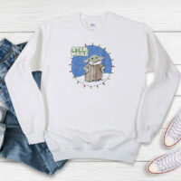 Grogu The Mandalorian Mad Engine Youth Snow Lights Sweatshirt