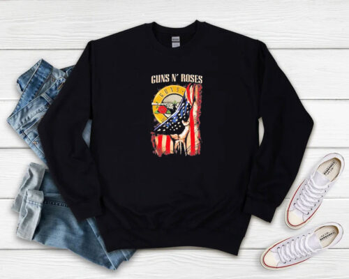 Guns N Roses American Flag 2024 Sweatshirt 500x400 Guns N’ Roses American Flag 2024 Sweatshirt