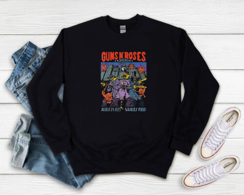 Guns N Roses Tour Tonight In Chicago Vintage Sweatshirt 500x400 Guns N Roses Tour Tonight In Chicago Vintage Sweatshirt