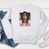 Hail Santa Demonic Santa Sweatshirt