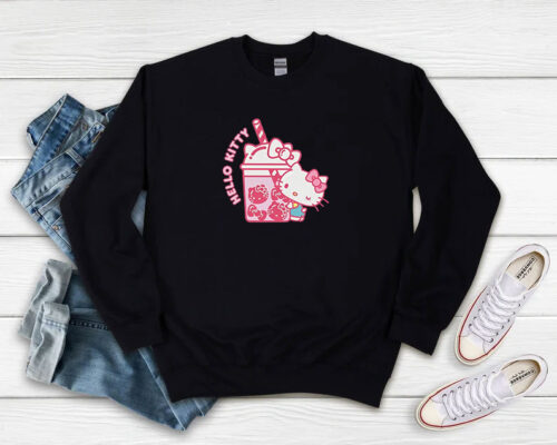 Hello Kitty Bubble Tea Sweatshirt 500x400 Hello Kitty Bubble Tea Sweatshirt