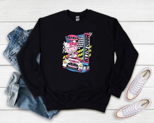 Hello Kitty Racer Graphic Sweatshirt 500x400 Hello Kitty Racer Graphic Sweatshirt