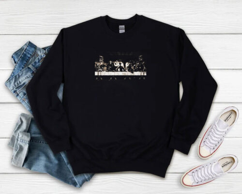 Horror Movie Villains Last Supper Sweatshirt 500x400 Horror Movie Villains Last Supper Sweatshirt