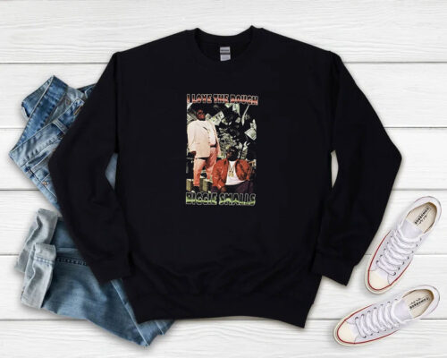 I Love The Dough Biggie Vintage Sweatshirt 500x400 I Love The Dough Biggie Vintage Sweatshirt