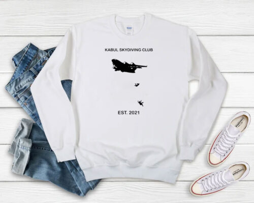 Kabul Skydiving Club Sweatshirt 500x400 Kabul Skydiving Club Sweatshirt