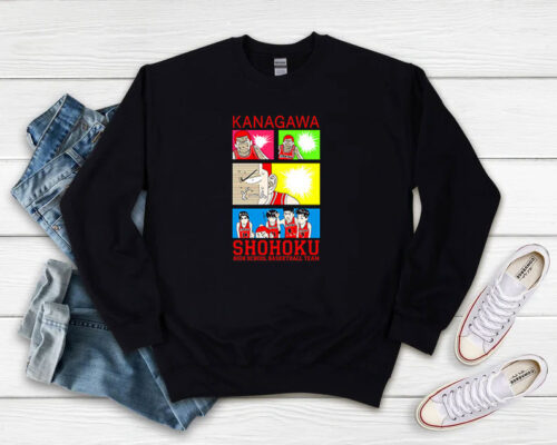 Kanagawa Shohoku High School Basketball Sweatshirt 500x400 Kanagawa Shohoku High School Basketball Sweatshirt