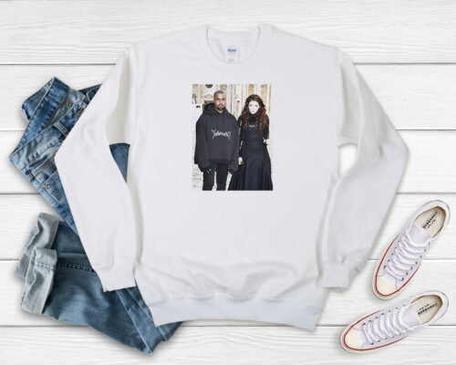 Kanye West And Lorde Photo Sweatshirt 500x400 Kanye West And Lorde Photo Sweatshirt