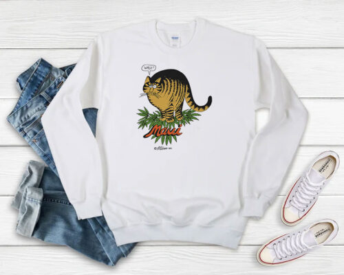 Kliban Cat Maui Waui Sweatshirt 500x400 Kliban Cat Maui Waui Sweatshirt