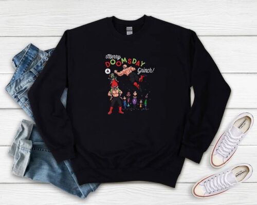 Legion Of Doom Road Warriors Merry Doomsday Grinch Christmas Sweatshirt 500x400 Legion Of Doom Road Warriors Merry Doomsday Grinch Christmas Sweatshirt