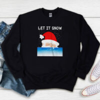 Let It Snow Cocaine Santa Christmas Sweatshirt