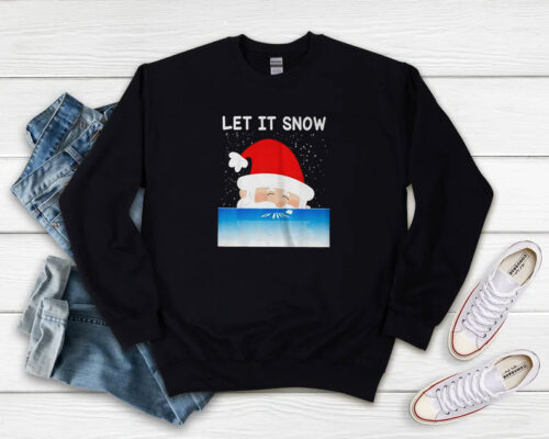 Let It Snow Cocaine Santa Christmas Sweatshirt 500x400 Let It Snow Cocaine Santa Christmas Sweatshirt