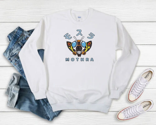 Loves Godzilla Mothra Sweatshirt 500x400 Loves Godzilla Mothra Sweatshirt