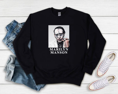 Marilyn Manson Heaven Upside Down Era Sweatshirt 500x400 Marilyn Manson Heaven Upside Down Era Sweatshirt