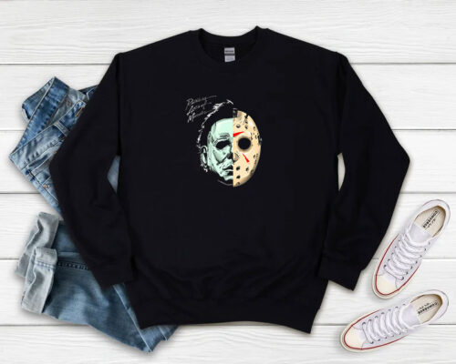 Michael Myers Jason Voorhees Ruthless Acts Of Murder Sweatshirt 500x400 Michael Myers Jason Voorhees Ruthless Acts Of Murder Sweatshirt