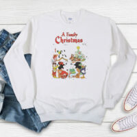 Mickey And Friends Family Christmas Sweatshirt