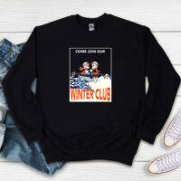 Mickey & Minnie Mouse Skiing Join Our Winter Club Ski Sweatshirt