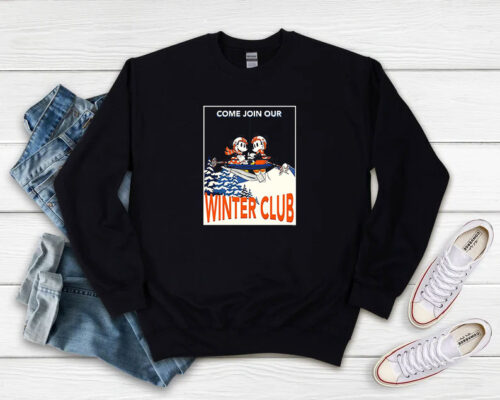 Mickey Minnie Mouse Skiing Join Our Winter Club Ski Sweatshirt 500x400 Mickey & Minnie Mouse Skiing Join Our Winter Club Ski Sweatshirt