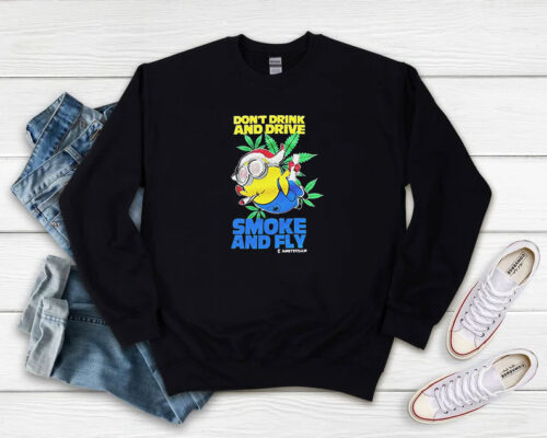 Minion Dont Drink And Drive Smoke And Fly Amsterdam Sweatshirt 500x400 Minion Don’t Drink And Drive Smoke And Fly Amsterdam Sweatshirt