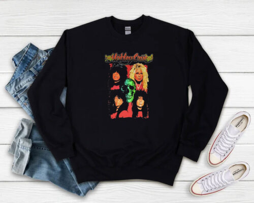 Motley Crue Drawing With Skull Sweatshirt 500x400 Motley Crue Drawing With Skull Sweatshirt