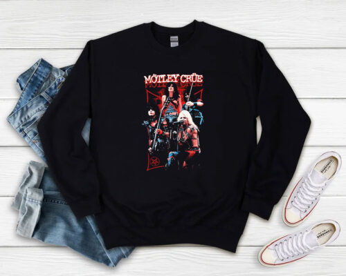 Motley Crue Shout At The Devil Group Photo Sweatshirt 500x400 Motley Crue Shout At The Devil Group Photo Sweatshirt