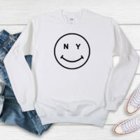 New York Smiley Graphic Sweatshirt