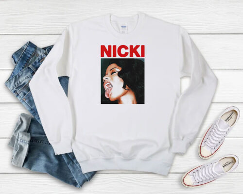 Nicki Minaj Sticking Out Tongue Sweatshirt 500x400 Nicki Minaj Sticking Out Tongue Sweatshirt