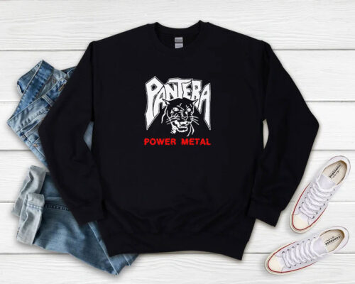 Pantera 1988 Power Metal Album Sweatshirt 500x400 Pantera 1988 Power Metal Album Sweatshirt